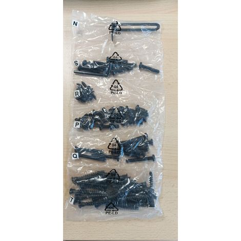 R KIT MONTAGGIO X INDUSTRIAL APPENDIABITI METAL/QUERCIA 110X40X180 CM