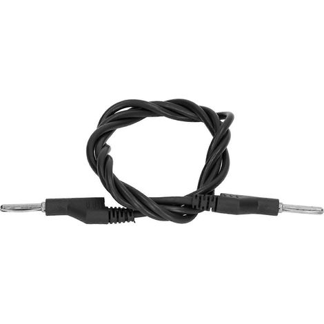 4-mm-Messleitung, stapelbar, Bananenstecker-Typ, Hochspannungsprüfkabel, J.70023, Schwarz