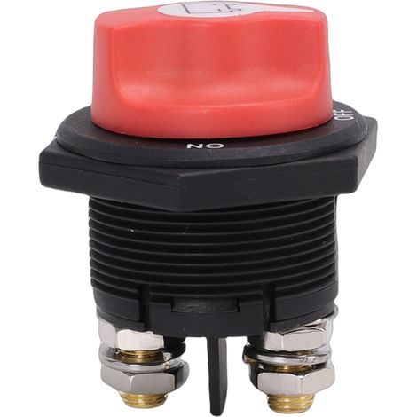 Interrupteur de batterie 200A, marche/arrêt, 2 positions, poignée amovible, déconnexion principale, isolateur fermé pour voiture, camion, moto, bateau, camping-car (1/5)