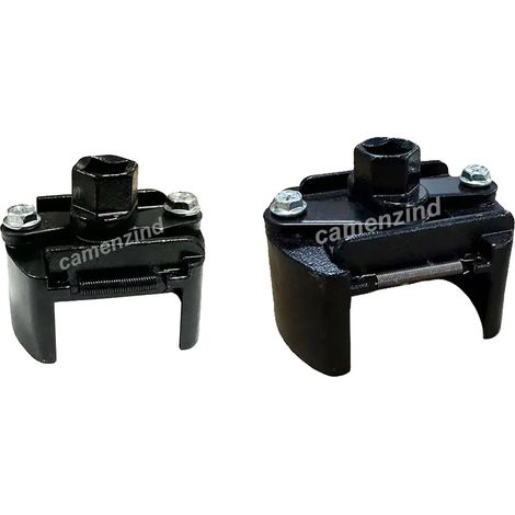 Llave para filtro de aceite ajustable, construcción de acero resistente, 60-80 mm 80-105 mm (1/2)