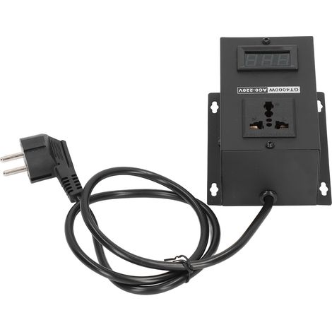 Régulateur de tension variateur SCR interrupteur réglable 4000W AC pour vitesse chauffage lumière (1/5)