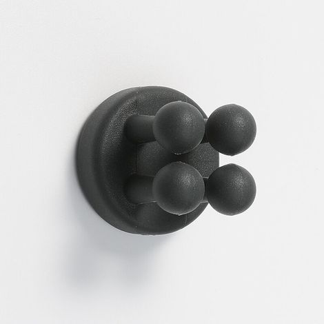 Porte-brosse à dents en Silicone, crochet de rasoir mural pour suspendre le câble de sortie de clé de serviette(chaux de montagne) (1/5)