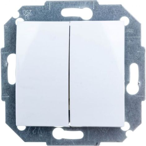 Conector doble para escaleras Carla, blanco 1718-10