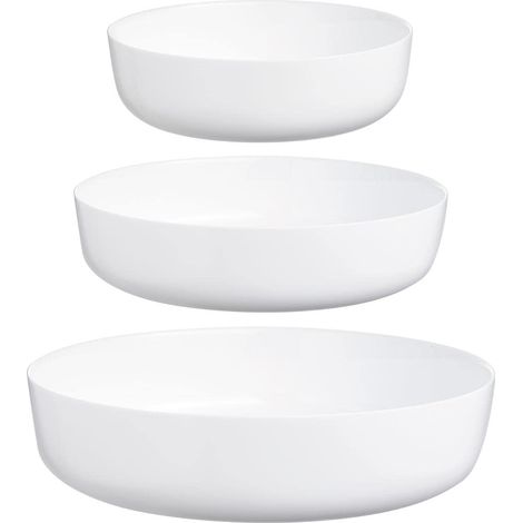 Set de 3 Plats à Servir Smart Cuisine Diwali - Plats en Verre Innovant - Léger et Extra-Résistant - Nettoyage Facile - Passe au Four jusqu'à 250°C - Made in France (1/5)