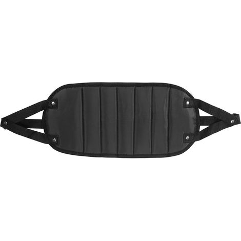 Repose-pieds hamac d'avion réglable et portable pour bureau, à placer sous la table, noir