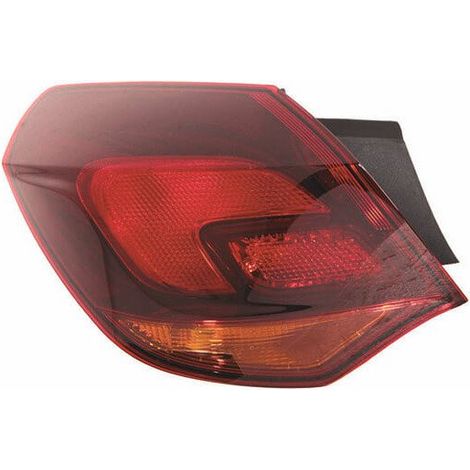 Feu arrière gauche extérieur fumé 5 portes Opel Astra J phase 1 2010-2012
