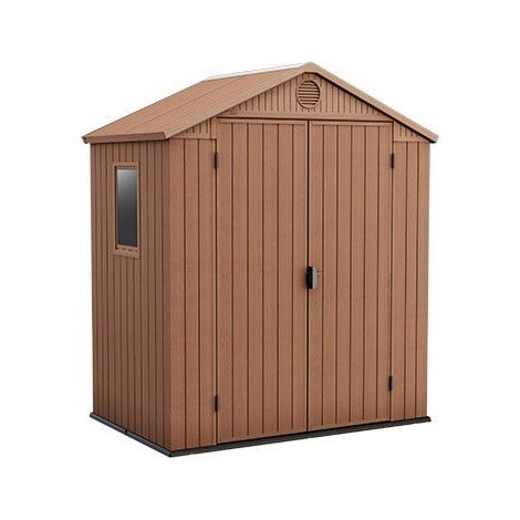 Casetta cottage in resina da giardino con struttura resistente doppio strato con rinforzi interni Darwin Keter (1/5)