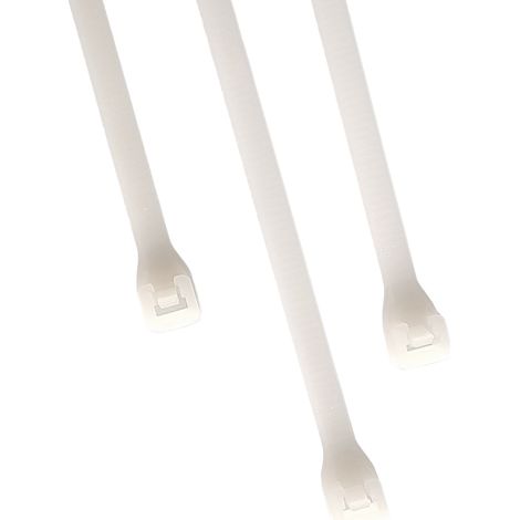 Fascetta stringicavo 4,8x290mm bianca - 100 pezzi (1/5)