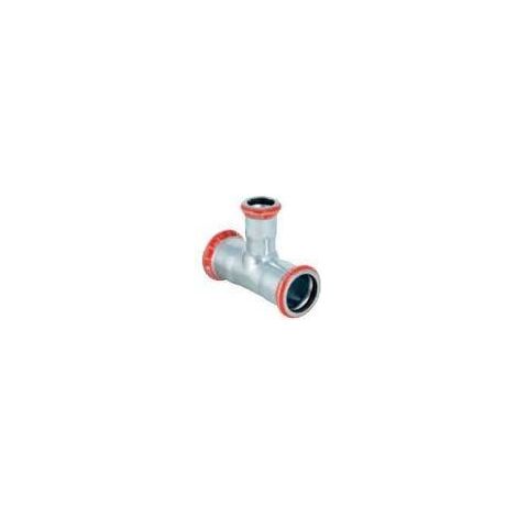 Geberit Mapress T-Riduttore Acciaio Zincato 1/2" (1/2)