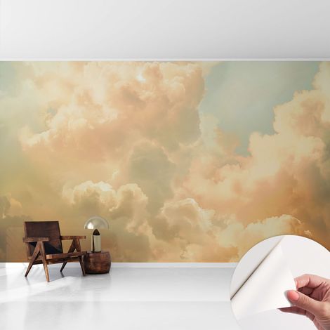 Papier peint autocollant adhésif avec imprimé installation simple qualité excellente sans désordre Nuages éthérés 416x254 cm (1/5)