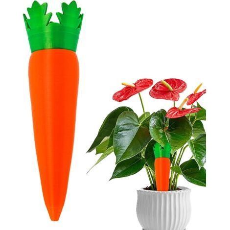 BUNTHAUS Water Spikes, Stakes, Garden Accessories, Carrot Shape Design Durabled Material for Outdoor Kitchen Flowerpot Vegetable Garden Use