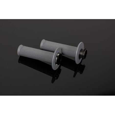 Poignées Renthal MX originales Lock-On, taille moyenne (diamant intégral), grises (1/5)
