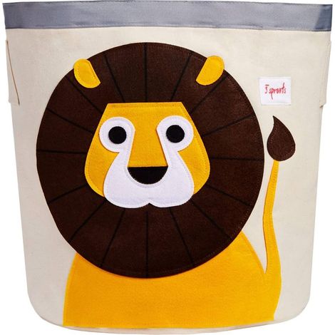 elwq4 Cesta para juguetes León multicolor 43 cm (1/2)