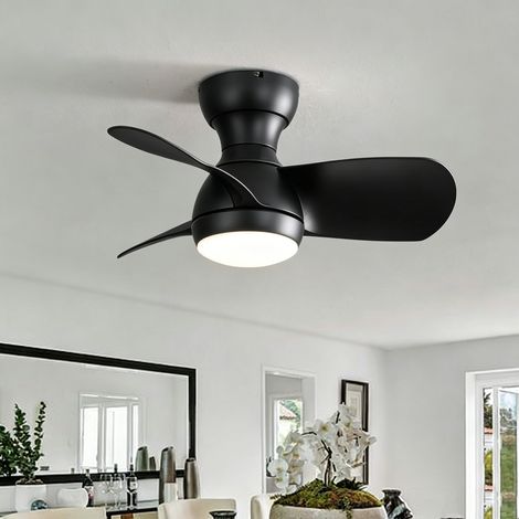 Geworzi Deckenventilator 58 cm mit LED-Beleuchtung mit 3 Farbtemperaturen, dimmbar, leise, Timer, Speicherfunktion (1/5)