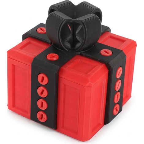 Boîte avec Vis Démonter la Boîte à Part pour Obtenir, Drôle 3D Présent Boîte, Conteneur de Carte D'argent pour Stocker les Décorations (1/5)
