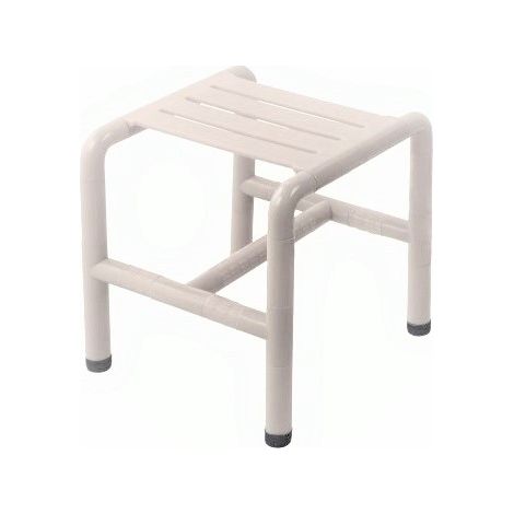 Taburete simple / Nylon blanco - Antibacteriano
