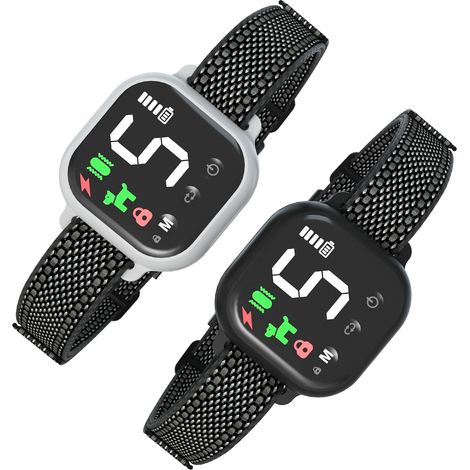 Collier anti-aboiement Meloive, 8 niveaux de sensibilité, détection automatique et dispositif rechargeable (1/5)