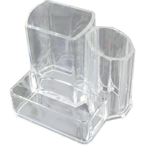 Boîte à Pinceaux de Maquillage en Plastique, Petit Coffret Acrylique (1/5)