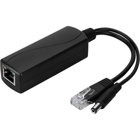 48V to 12V POE Connector Adapter Splitter Cable Injector Power Supply for Huawei Hikvision MUMU (1/3)