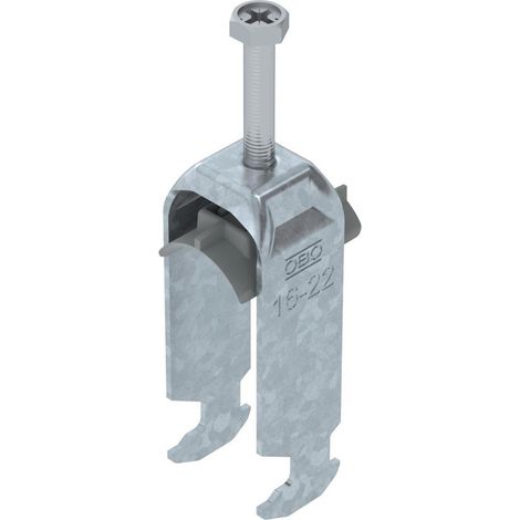 OBO Bettermann Bügelschelle 2056 2-fach 16-22mm Stahl tauchfeuerverzinkt, 1186217