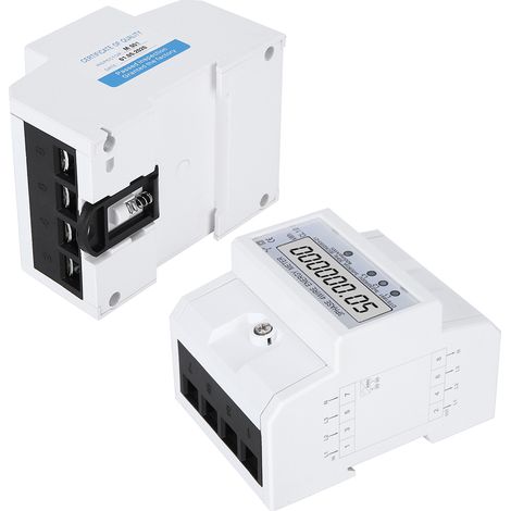 Energiezähler 3-Phasen 4-Leiter LCD-Digitalanzeige DTS1891 Smart Home Elektrisches Messgerät (1/5)