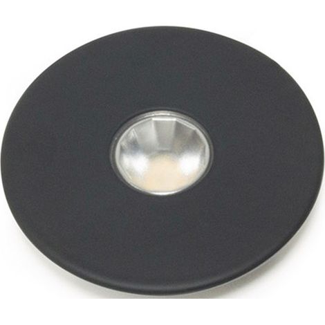 Luminaria de empotrar Superlight negro 12 V 2,9 W emotion L&S