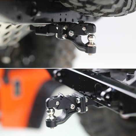 Crochet de Remorque en Métal pour Véhicule RC 1/10, Compatible TRX4 et SCX10, Accessoire Crawler (1/5)