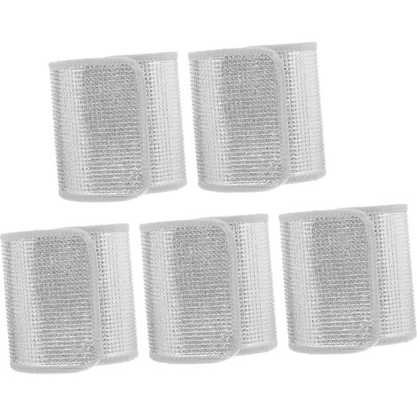 CCYKXA 5 pièces Protection Hivernale pour Pots de Fleurs avec Isolation Thermique Aluminium Autocollante Réutilisable Couverture Antigel pour Plantes Extérieur (1/5)