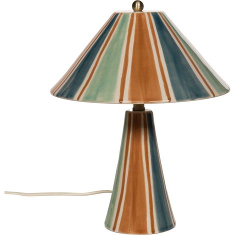 Amadeus - Lampe Zélie or et bleue (1/2)