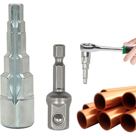Clé À Ergot Toilette Outil D'Entretien De Type Carré 12,7 Millimètres Outil À Spud De Plomberie Plomberie Domestique Plomberie Industrielle Radiateur Climatiseur Réfrigérateur Chantier Et Constr (1/5)