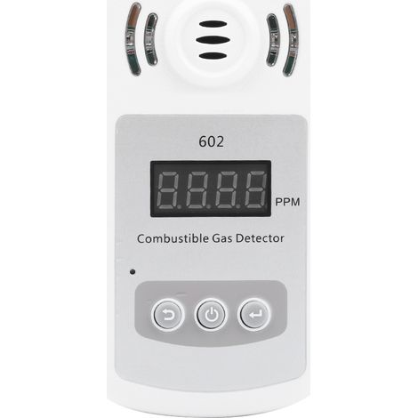 Détecteur portable de fuite de gaz combustible, testeur de gaz naturel et de propane, analyseur de fuite de carburant 602 (1/5)