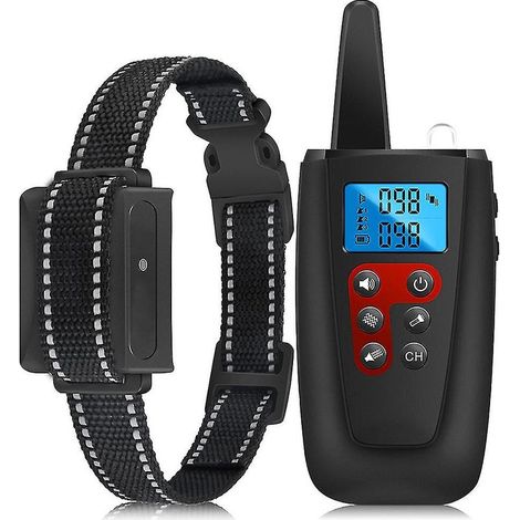 Fournitures pour animaux de compagnie pour dresseur de chiens, collier pour chien, aboyeur sonore et vibration (1/4)
