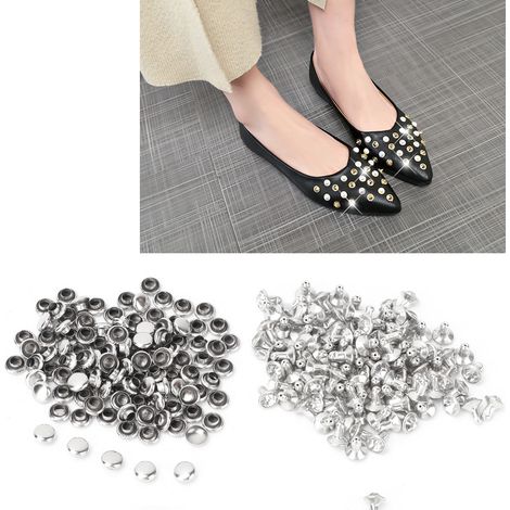 Rivets à cristaux incrustés en tissu, clous et capuchons rapides de 6 mm pour la décoration artisanale en cuir (1)