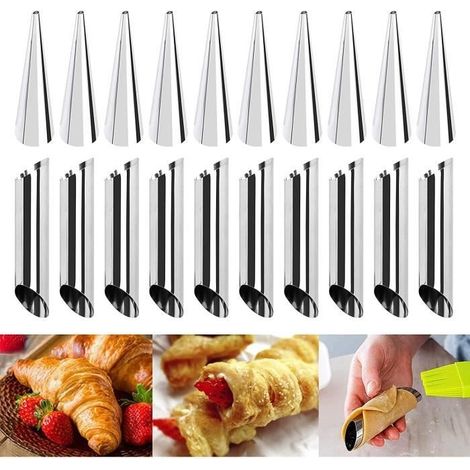 Moule à Cônes Acier Inoxydable - Compatible Congélateur - Lave-Vaisselle - Inox (1/4)