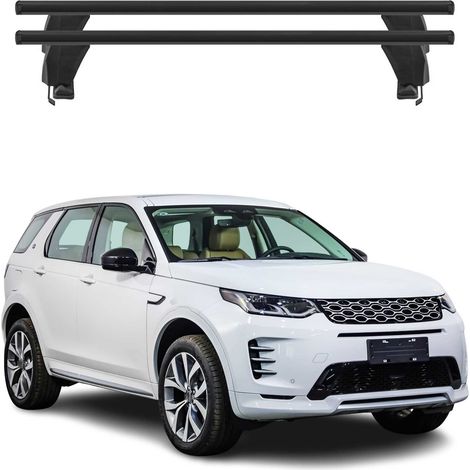OMAC Dachträger Querträger Alu für Land Rover Discovery Sport L550 2019-2026 – Abschließbar – T-Nut – City-Crash-getestet – Max. 50 kg Schwarz (1/5)