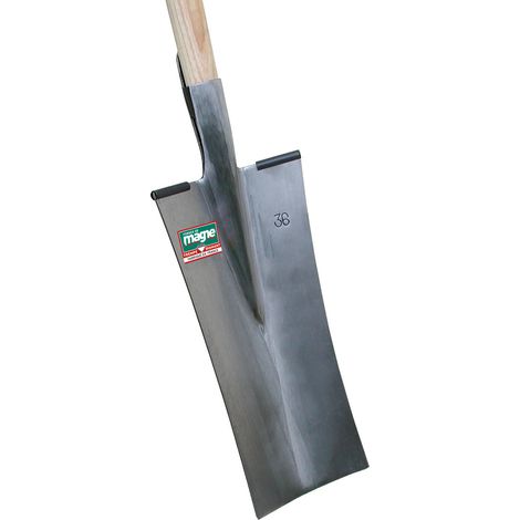 LOUCHET TERRASSIER TD 36CM POLI EMMANCHE BEQUILLE FIBRE FIBRERGO© FORGES DE MAGNE - 512365