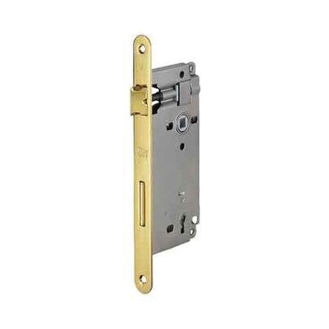 SERRATURA PER PORTE IN LEGNO PATENT GRANDE BORDO TONDO 'MOD. 590' AGB E50 - Ottonata - AGB