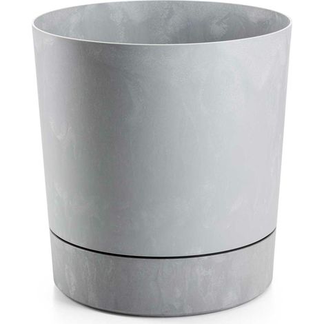 Azaleen-Blumentopf mit Untersetzer (Recycling) (1/5)