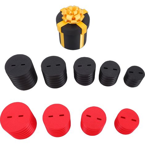 Boîte cadeau vis emboîtées 3D imprimée surprise – Réutilisable farce agaçante avec vis anniversaire fête noir, décoration (1/5)