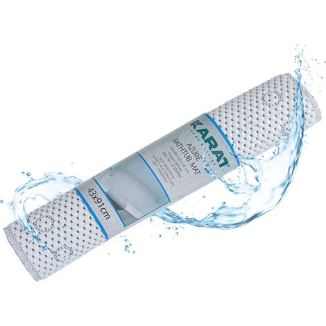Badewannenmatte Azure 43 x 91 cm Weiß