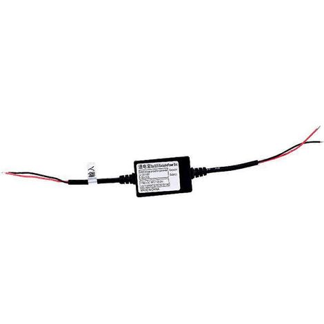 Convertisseur CC 24 V vers 12 V, 1,5 A, pour voiture, noir (1/5)