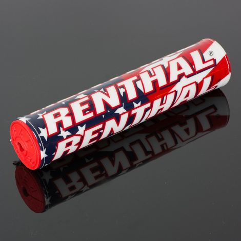 Renthal Lenkradschwamm SX PAD (240 mm) in den Farben der US-Flagge mit Renthal-Logo