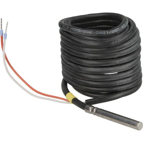 Le Sanitaire – Sonde d’immersion TF/PT 1000 – Câble silicone résistant à la température – Pour chaudières et capteurs solaires