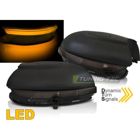 Paire Clignotant Retroviseurs VW Golf 6 2008 a 2013 LED Fume Dynamic-33390411 (1/2)