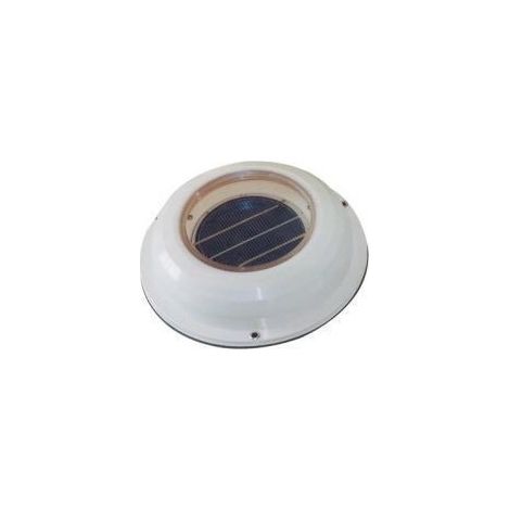 Aérateur solaire blanc