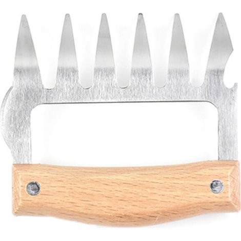 Hachoir à viande, outil de barbecue, hachoir à viande patte d'ours, patte d'ours, patte d'ours multifonctionnelle.