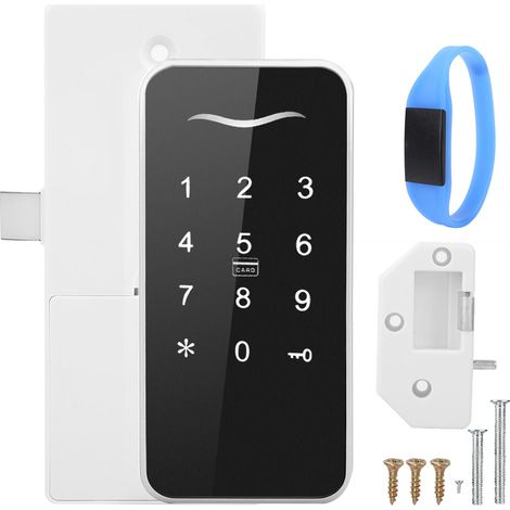 Cadenas électronique dissimulé RFID carte code clavier tactile sécurité pour armoire classeur (1/5)