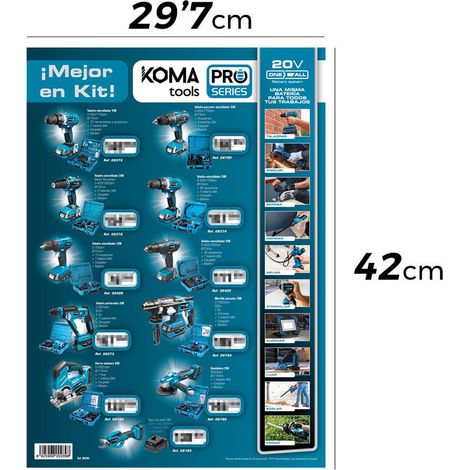 Affiche Promo Koma Tools A3 Visibilité Promotionnelle Thématique - Edm