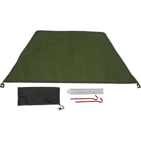 Pare-vent portable en toile pour réchaud de camping, idéal pour les pique-niques et les barbecues. (1/5)