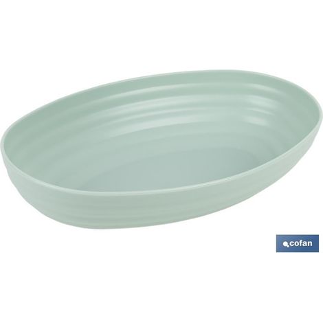 Plat Ovale Multi-usages  En 2 Couleurs  Dimensions: 24 x 16 x 5,5 cm